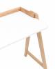 Стол офисный Stool Group Pyramid T-002-P white / natural 118x53 фото 6