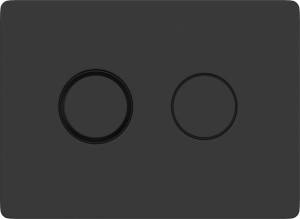 Кнопка смыва Cersanit Accento Circle 63839 черная матовая