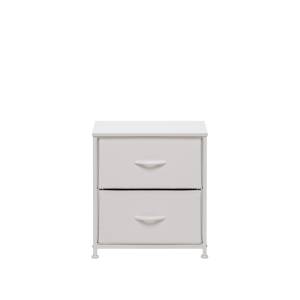 Комод Leset Линкс 2500000198090 каркас белый, ящики белые, 2 ящика