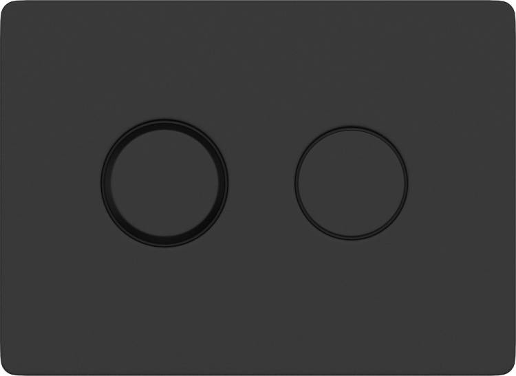 Кнопка смыва Cersanit Accento Circle 63839 черная матовая