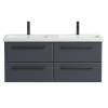 Тумба под раковину Cezares ECO-1200-4C-SO-2-GR-P Grafito, 120x48x50