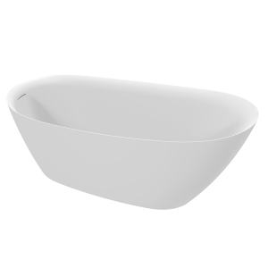 Акриловая ванна AQUAme AQM3503MW 167.6x75, белый матовый