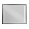 Зеркало BelBagno SPC-KRAFT-1000-800-SENS-NERO с подсветкой и подогревом, Черный