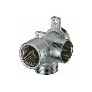 Тройник настенный FAR 1/2 (ВР)-М24х19-М24х19, хромированная латунь