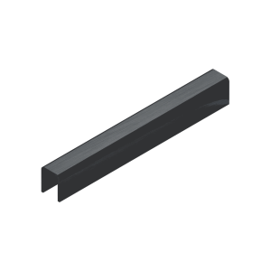 Профиль П-образный Neexy pvs96-22 BBL-L антрацит браш 270x0.8x1