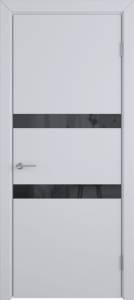 Межкомнатная дверь Владимирская Фабрика Дверей Niuta Cotton стекло Black Gloss 900x2000