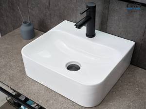 Раковина Gid Geométrico N9257 51217 белая, 43x39x13