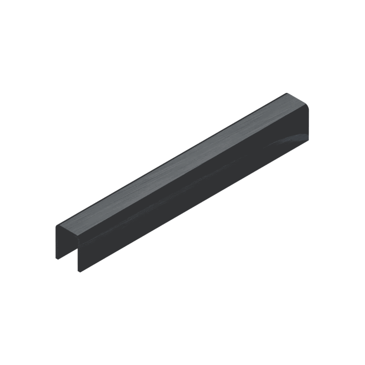 Профиль П-образный Neexy pvs96-22 BBL-L антрацит браш 270x0.8x1