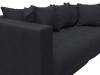 Прямой диван Лига Диванов Лига-052 НПБ 128769 JOLY 16 темно-серый фото 4