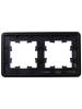 Рамка 2-постовая IEK Brite BR-M22-M-01-K02 черный фото 5
