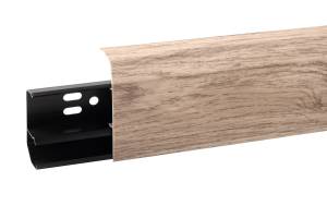 Плинтус Aberhof ABF 7135 Дуб Платиновый 2200x70x26