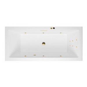 Акриловая ванна Excellent Heaven Slim LINE WAEX.HEV18S.LINE.GL 180x80 золото