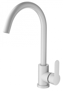 Смеситель для кухни Wonzon & Woghand WW-AE4554-MW белый матовый