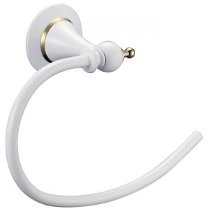 Держатель для полотенец кольцевой Savol 69w S-06960W белый