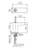 Смеситель для раковины Wonzon & Woghand Shark WW-48B1101-CR Хром фото 2