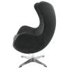 Кресло Bradex Home Egg FR 0642 Chair, графит, искусственная замша фото 3