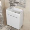 Тумба с раковиной Uperwood Tanos KTanos40W подвесная, матовая, белая, 40 см фото 4