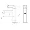 Смеситель для раковины Wonzon & Woghand WW-H1063-CR хром фото 6