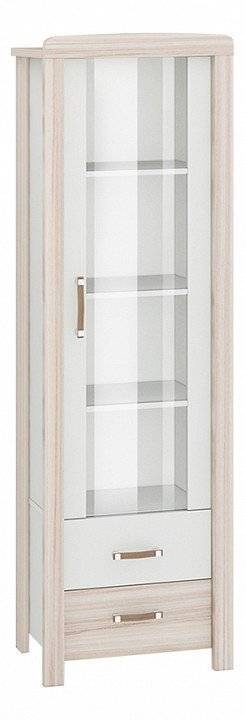 Шкаф книжный Merdes Бартоло ВТД-СФ КБЕ Белый/Карамель