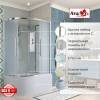 Душевая кабина AvaCan EM5811RN без крыши, 110x80x208 фото 2