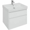 Тумба с раковиной Aquanet Nova Lite 75 245244 подвесная, белый глянец