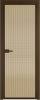 Межкомнатная дверь Profil Doors 1 AX цвет профиля Деорэ, стекло безопасное 6 мм мору золото 600x2000