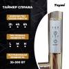 Полотенцесушитель электрический Teymi Lina П4 E80101TH с таймером, хром, 40x60 фото 3