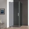 Душевой уголок Cezares Slider AH 1 80-70/80 Grigio Cr профиль хром, стекло серое