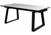 Стол Woodville Vasto 539688 итальянская керамика marbles KL-99 белый мрамор матовый/черный 180(260)x90x76 фото 3