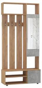 Стеллаж Атмосфера Милан 00-00022046 Дуб золотой крафт/ателье светлое