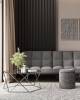Пуф Stool Group Hive S 19A240L LX-3 букле черный меланж фото 3