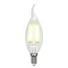 Лампа светодиодная филаментная Uniel Air C LED-CW35-6W/NW/E14/CL GLA01TR