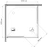 Душевой уголок Royal Bath HPD RB100 HPD-T-CH 100x100 фото 4