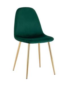 Стул Stool Group Валенсия SN OS-001L-V HLR-56 DUAL зеленый золотые ножки, велюр