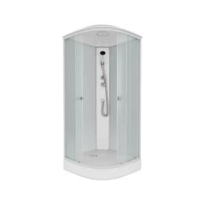 Душевая кабина Niagara Promo P90/13/MT профиль белый, стекло матовое, 90x90x215