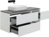 Тумба под раковину Allen Brau Infinity 120 L 1.21005.WM Белый матовый фото 6