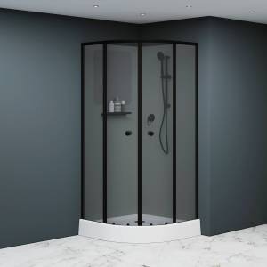Душевая кабина RGW Andaman 381320888-34 профиль черный, стекло тонированное, 80x80x197