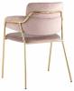 Стул Stool Group Полин FDC6085 MISTY ROSE FUT-64 велюр розовый фото 5