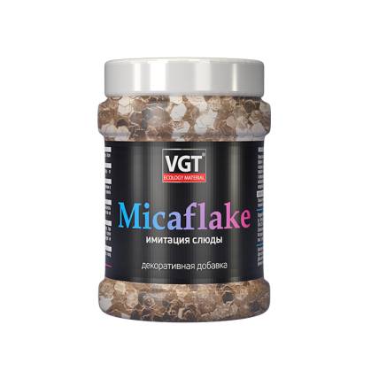 Добавка декоративная имитация слюды 2000 мкм VGT Micaflake золотистая 40 гр