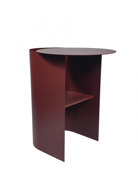 Журнальный столик Stool Group Floire MT-143 DB-032 металл бордовый