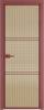 Межкомнатная дверь Profil Doors 3 AX цвет профиля Красный антрацит, стекло безопасное 6 мм мору золото 600x2000