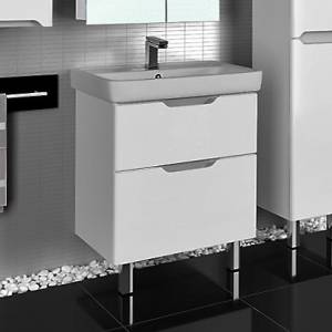 Тумба с раковиной Dreja Q Plus 60 белая