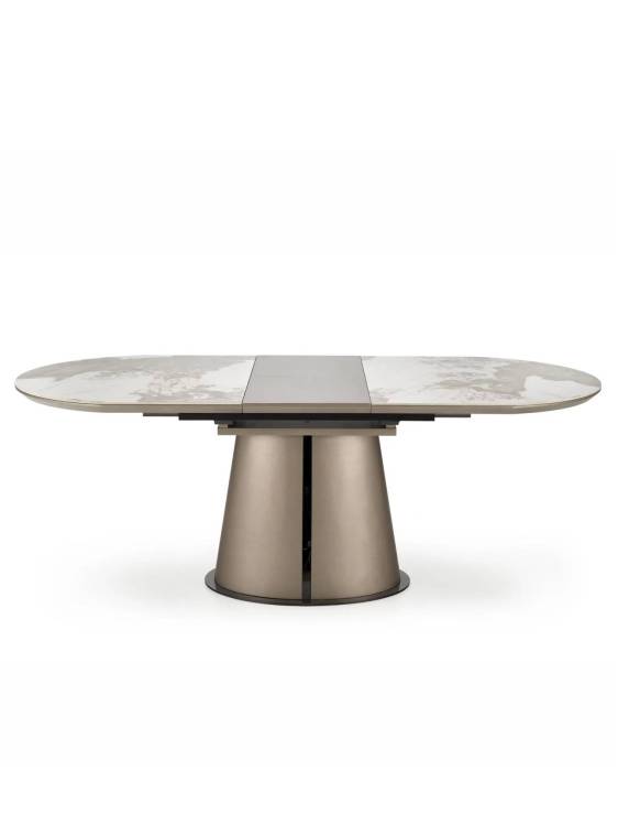 Стол обеденный Halmar Robinson V-CH-ROBINSON-ST бежевый мрамор/капучино/черный