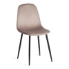 Стул Tetchair Breeze (mod. 4724) 24670 coffee HLR9, черный