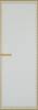 Межкомнатная дверь Profil Doors 1 AGN цвет профиля Золото, стекло безопасное 4 мм град 700x2000