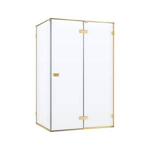 Душевой уголок Cezares Bellagio BELLAGIO-AH-1-100/90-C-BORO 100x90, брашированное золото