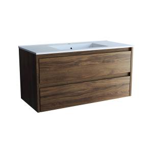 Тумба с раковиной Vincea Gio 1000 2 выкатных ящика, C.Oak