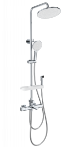 Душевая стойка Wonzon & Woghand WW-C3011-A1-CR с термостатом, хром