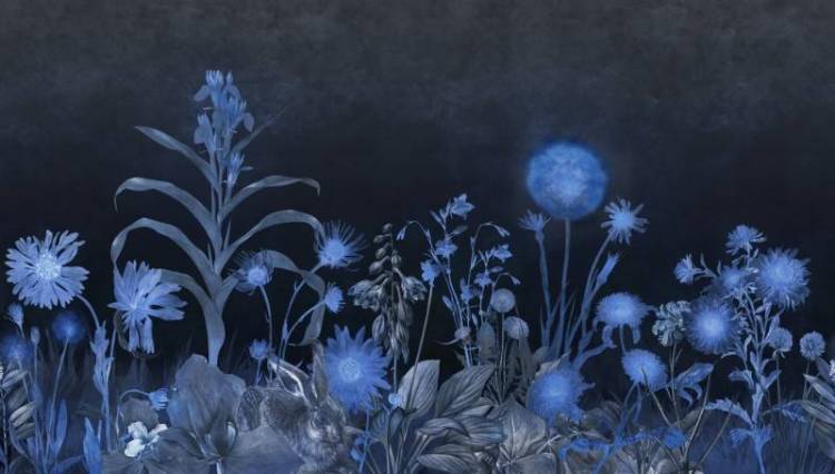 3D Фотообои Artegrafico «Композиция из полевых цветов в тёплых тонах» HRB-003 акварель