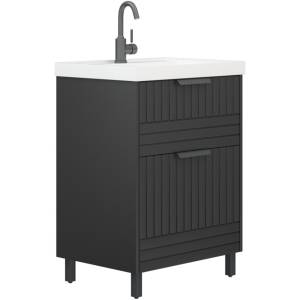 Тумба с раковиной Corozo Терра 60 SD-00001324 серый